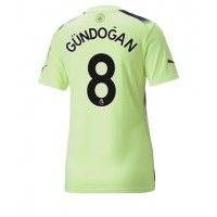 Dres Manchester City Ilkay Gundogan #8 Rezervni za Žensko 2022-23 Kratak Rukav
